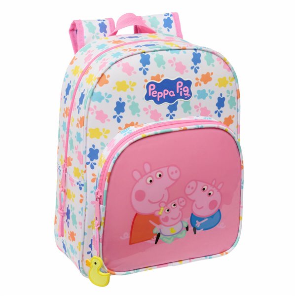 School Bag Peppa Pig Baby pig Multicolour 26 x 34 x 11 cm