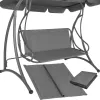 Garden swing seat material Springos GS0003S 160x100 cm waterproof fabric, gray