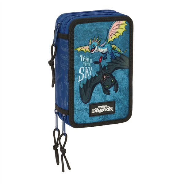 Holdall How to Train Your Dragon Dark blue 12,5 x 19,5 x 5,5 cm 37 Pieces