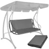 Garden swing seat material Springos GS0003S 160x100 cm waterproof fabric, gray