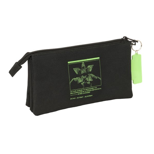Holdall Stranger Things Black 22 x 12 x 3 cm