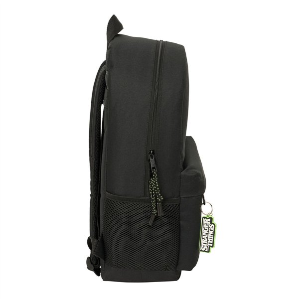 School Bag Stranger Things Black 30 x 46 x 14 cm