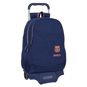 School Bag F.C. Barcelona Navy Blue 32 x 44 x 16 cm