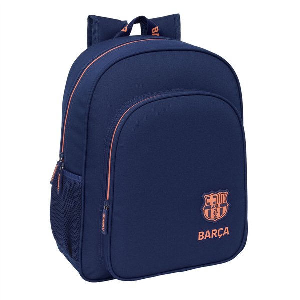 School Bag F.C. Barcelona Navy Blue 32 x 38 x 12 cm