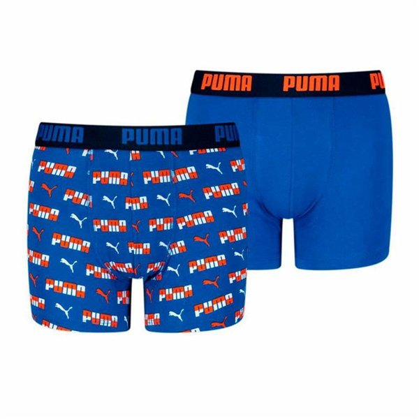 Pack of Underpants Puma Printed 2P Blue 2 Units