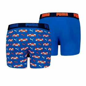 Pack of Underpants Puma Printed 2P Blue 2 Units