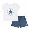 Children's Sports Outfit Converse Cnvgboxy Tee Blue White