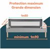 Bed safety rail Looping BL5003G 44 x 150 cm Grey