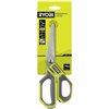 Kitchen Scissors Ryobi Straight Green Metal