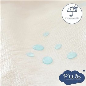 Cot protector P'TIT LIT 70 x 140 cm White 25 Pieces (25 Units)