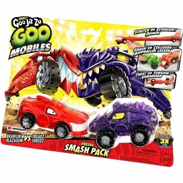 Action figure Moose Toys GOO MOBILES - BLAZAGON VS TREADS SHREDZ Red