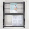 Clothes drying rack Springos HA0210 with adjustable length, telescopic, foldable, black
