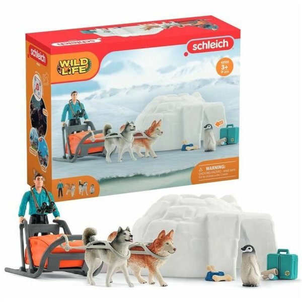 Playset Schleich 42558 Wild Life Antarctica Expedition Set 16 Pieces 19 Pieces