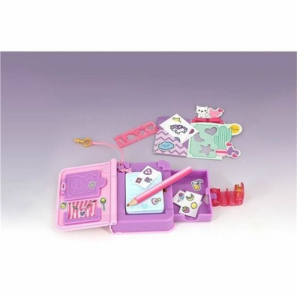 Diary with accessories Funlockets Mini Pink