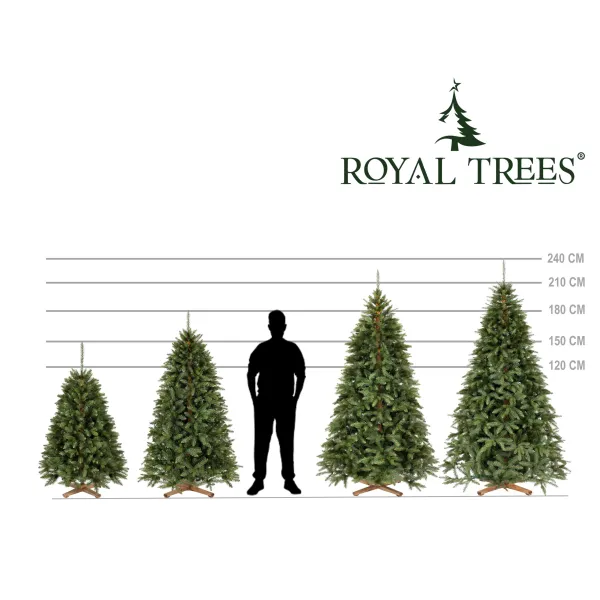 Artificial Christmas Tree Springos CT0238, Siberian Fir PE Premium, 240 cm