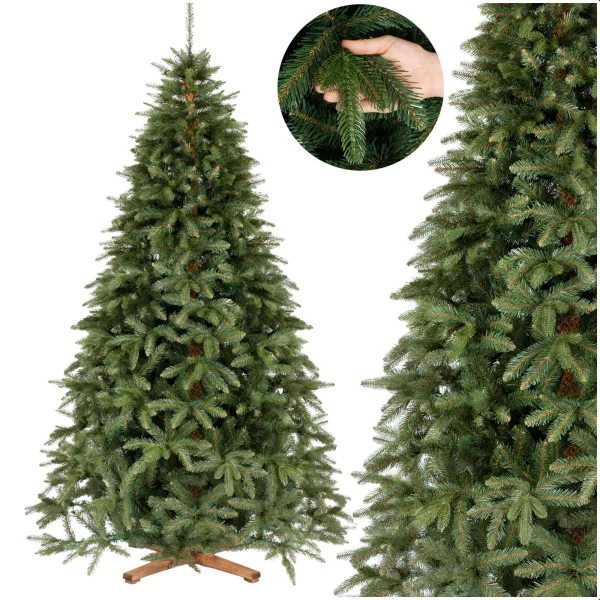 Artificial Christmas Tree Springos CT0238, Siberian Fir PE Premium, 240 cm