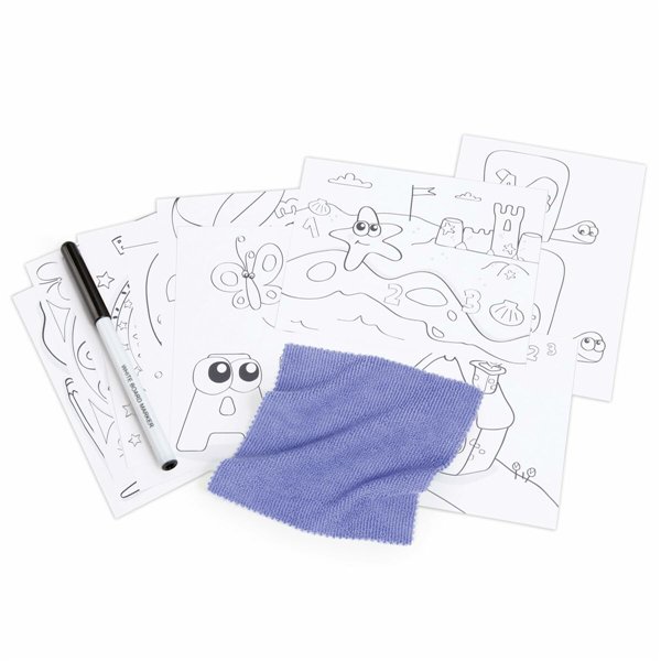 Magic Blackboard Smoby Magnetic modulo slate White Wood