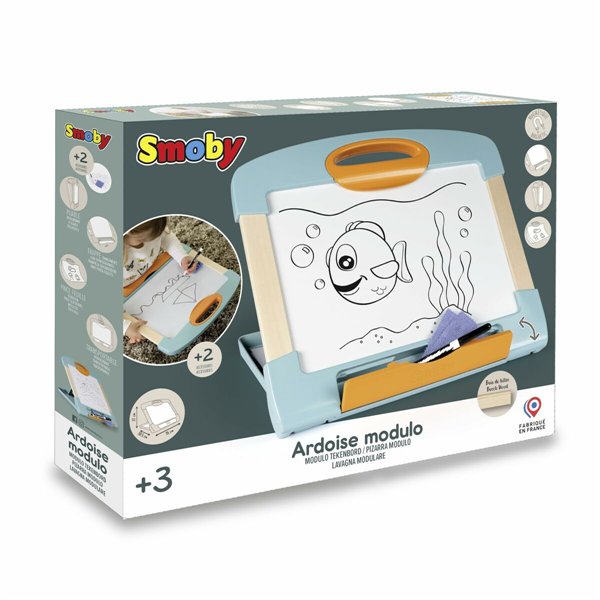 Magic Blackboard Smoby Magnetic modulo slate White Wood