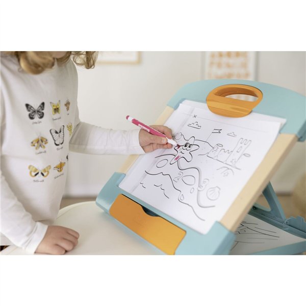 Magic Blackboard Smoby Magnetic modulo slate White Wood