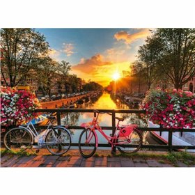 Puzzle Ravensburger Bicycles in Amsterdam