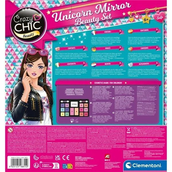 Children's Make-up Set Clementoni Unicorn