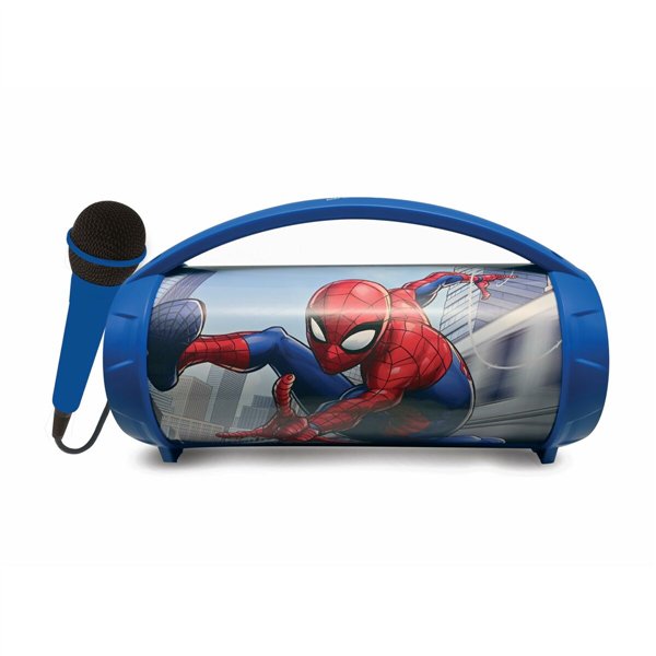 Bluetooth Speaker with Karaoke Microphone Lexibook Spider-Man