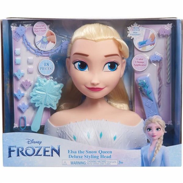 Baby Doll with Accessories Frozen Elsa Deluxe Styling Head
