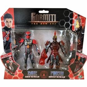 Playset Gormiti GORMITI - Scion and Gormiti associated Fire - Zane and Fireon 15 cm
