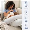 Breastfeeding Cushion Doomoo Grey XXL (2 Units)