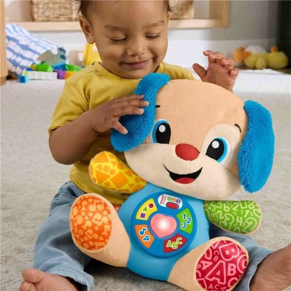 Fluffy toy Fisher-Price Laugh and Learn Puppy Progressive Awakening Musical Plush JFD20 Brown Plush Musical Dog