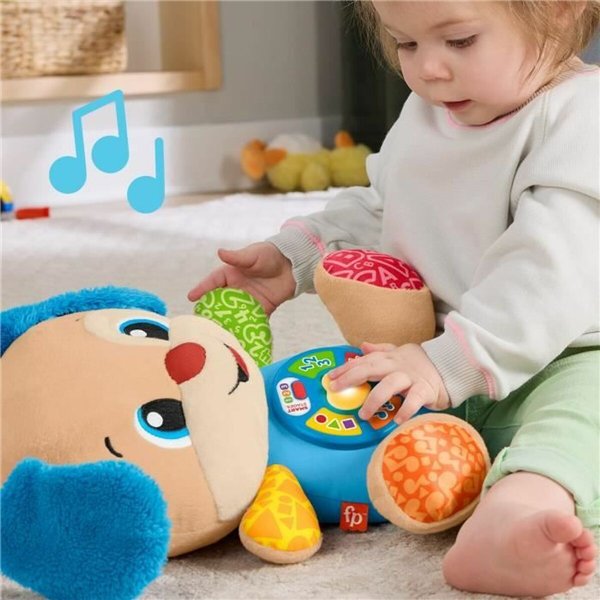 Fluffy toy Fisher-Price Laugh and Learn Puppy Progressive Awakening Musical Plush JFD20 Brown Plush Musical Dog
