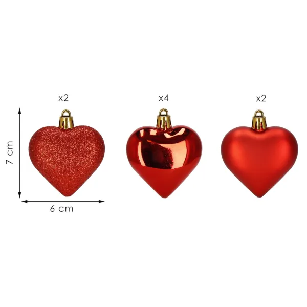 Christmas Tree Decoration Set Springos CA1156, 8 pcs