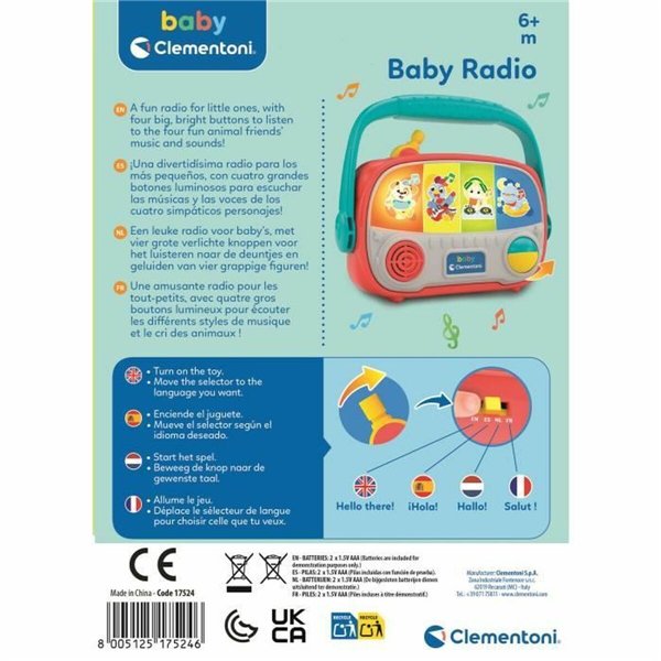 Interactive Toy for Babies Clementoni