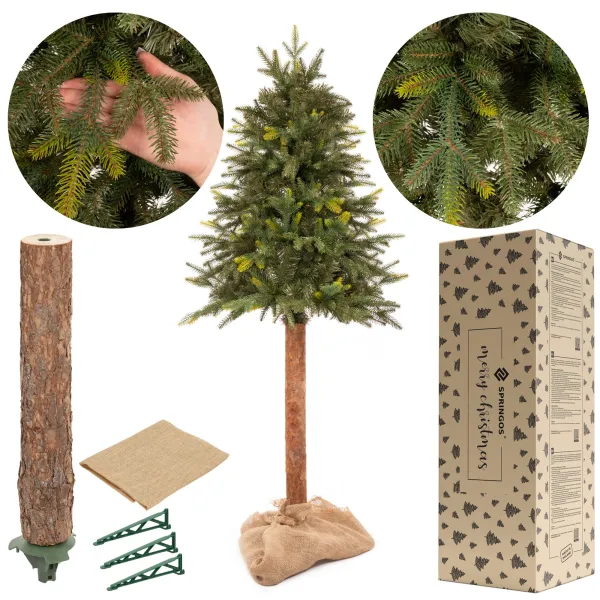 Artificial Christmas Tree on Trunk Springos CT0198, 150 cm