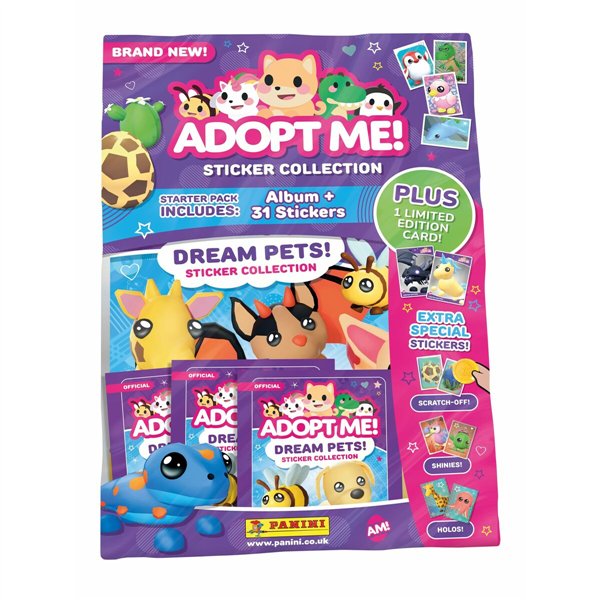 Pack of stickers Panini ¡Adoptame! Roblox