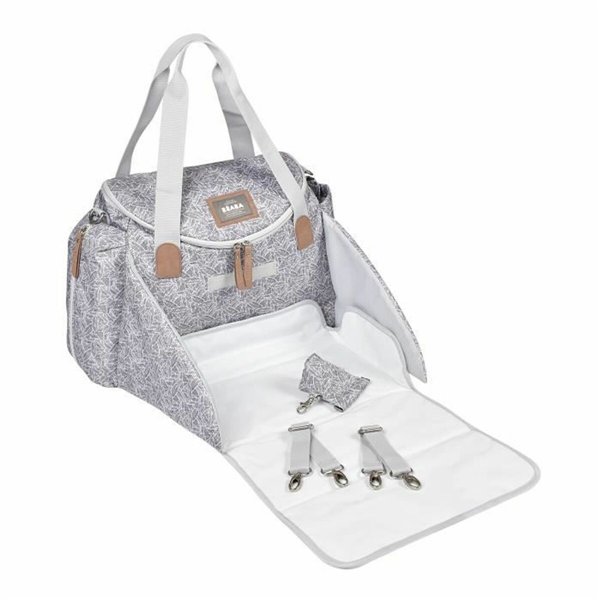 Diaper Changing Bag Béaba Sydney Jungle Grey