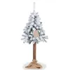 Artificial Snowy Spruce Christmas Tree Springos CT0201 on Trunk, 160 cm