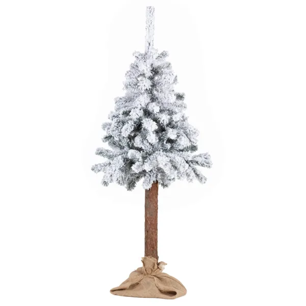 Artificial Snowy Spruce Christmas Tree Springos CT0201 on Trunk, 160 cm