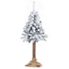 Artificial Snowy Spruce Christmas Tree Springos CT0201 on Trunk, 160 cm