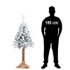 Artificial Snowy Spruce Christmas Tree Springos CT0201 on Trunk, 160 cm