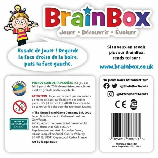 Educational Game Asmodee BrainBox - Animales