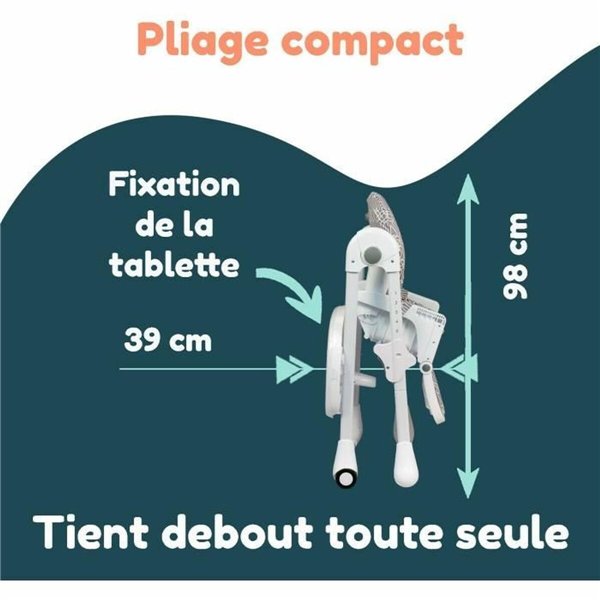 Highchair Bambisol Beige