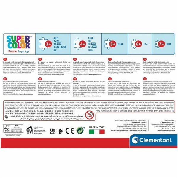 Puzzle Clementoni (2 Units)