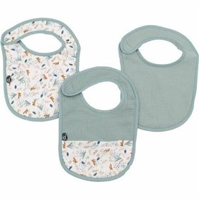 Bib Domiva Celeste Cotton 3 Pieces (3 Units)
