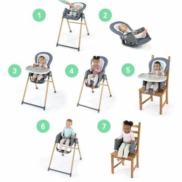 Highchair Ingenuity Grey