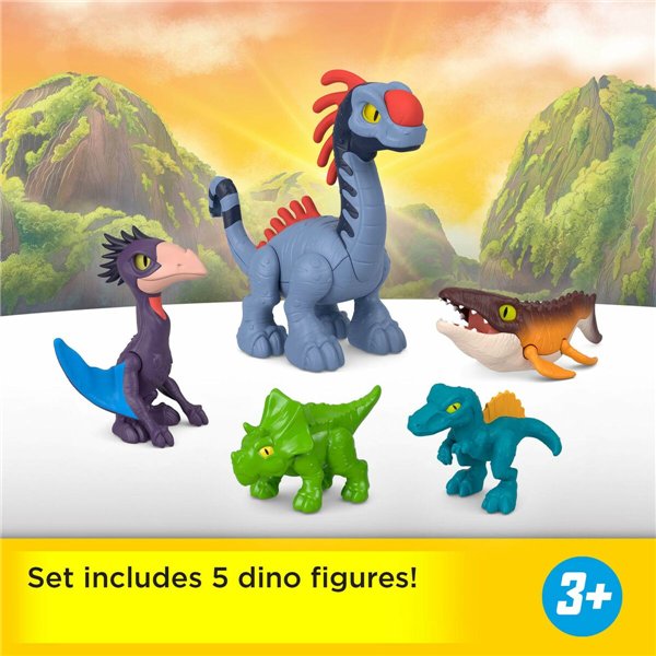 Playset Imaginext Jurassic World Multicolour 10 Pieces