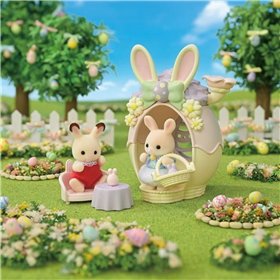 Set of Dolls Sylvanian Families El escondite del huevo - 5802 Plastic