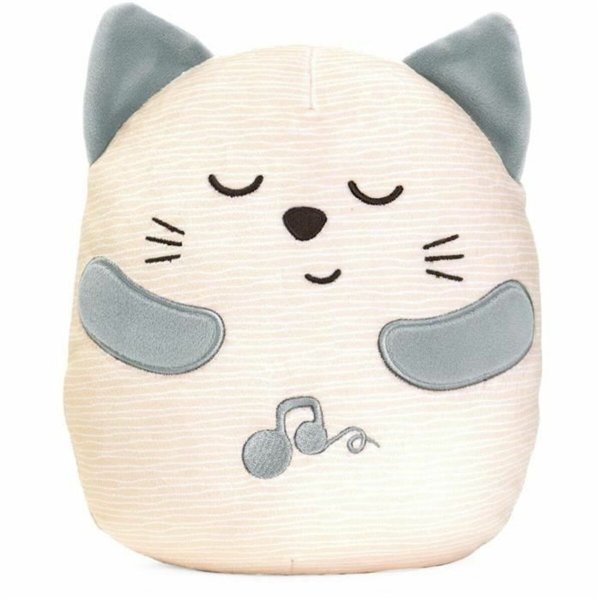 Soft toy with sounds Chicco Cat White