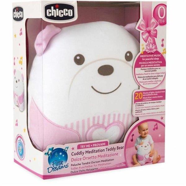 Fluffy toy Chicco Pink Rose