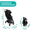 Baby's Pushchair Chicco Black